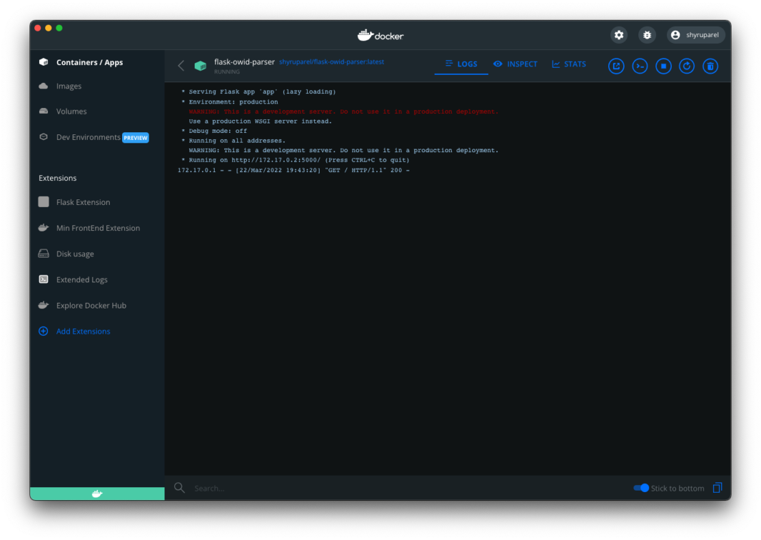 Global Vaccination Rates Docker Screen Shot