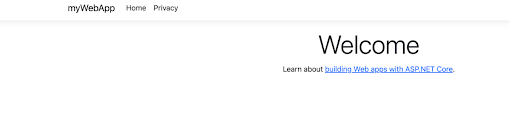 welcome 1 mywebapp