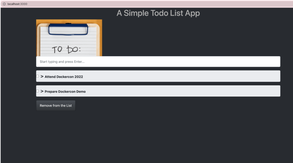 simple to do list app