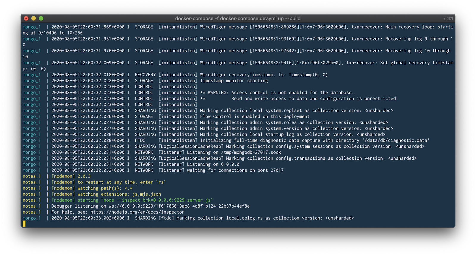 node js environment using docker part 2 1