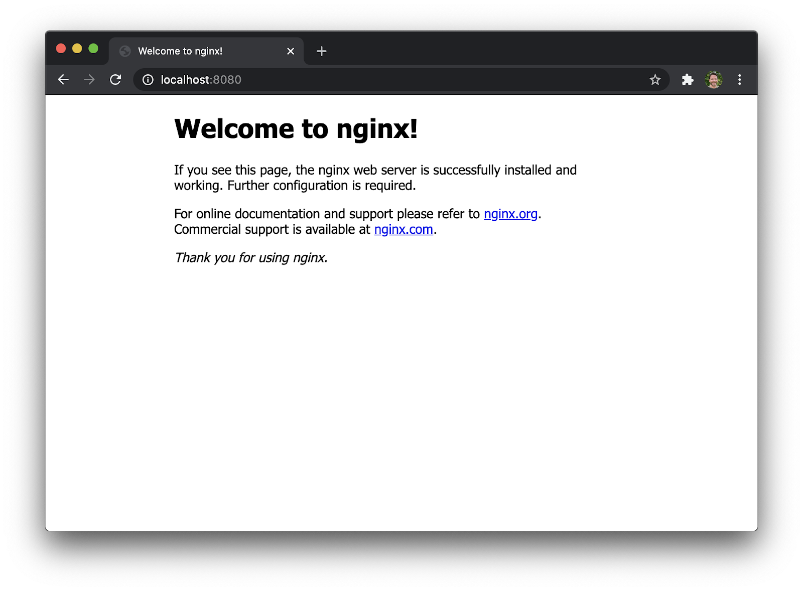 official nginx docker 3