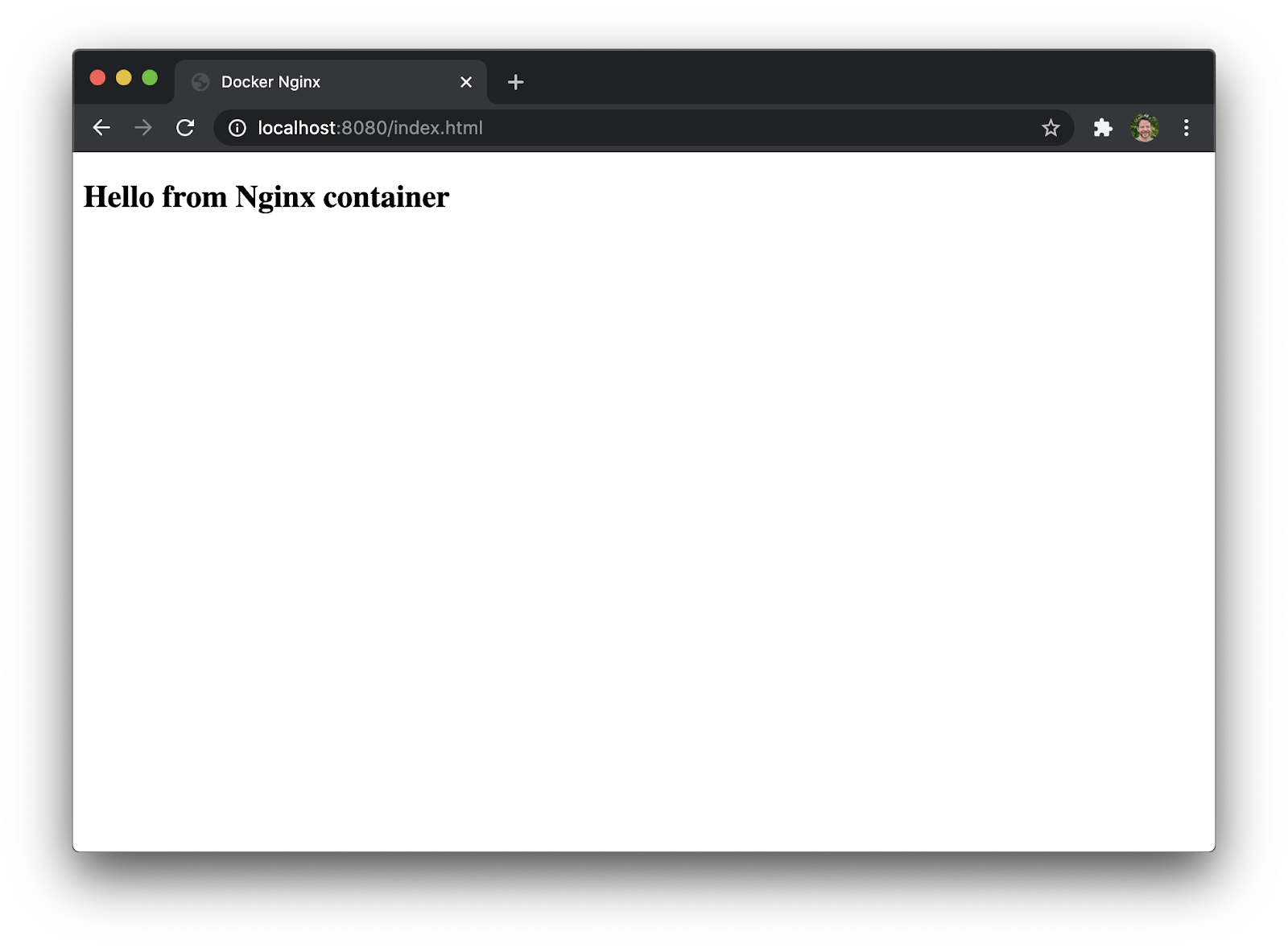 official nginx docker 4