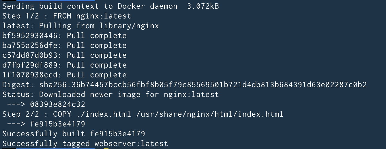 official nginx docker 5