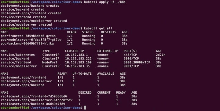 ubuntu command line kubernetes configuration files