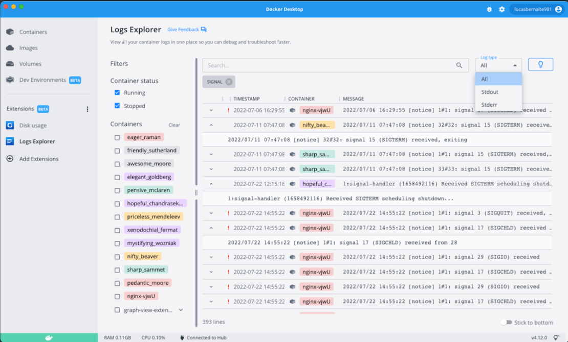 Logs Explorer