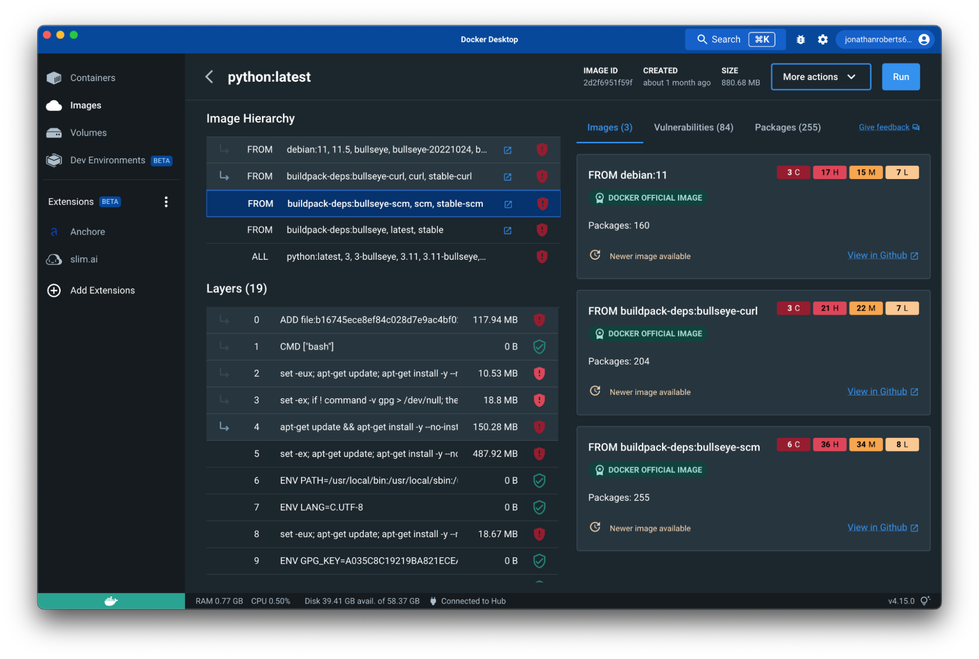 Automatically analyze images for vulnerabilities.