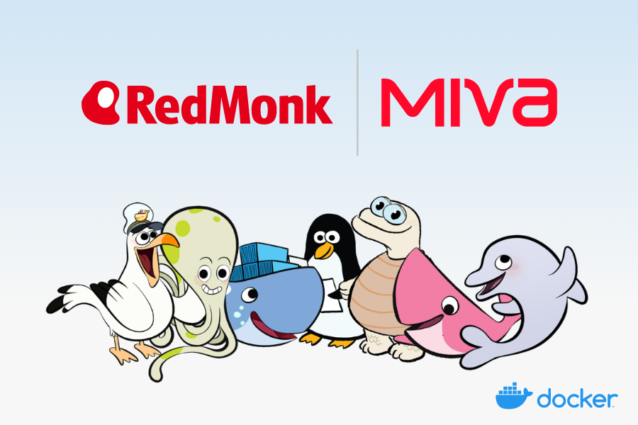 Docker Redmonk Miva ウェビナー 900X600 1