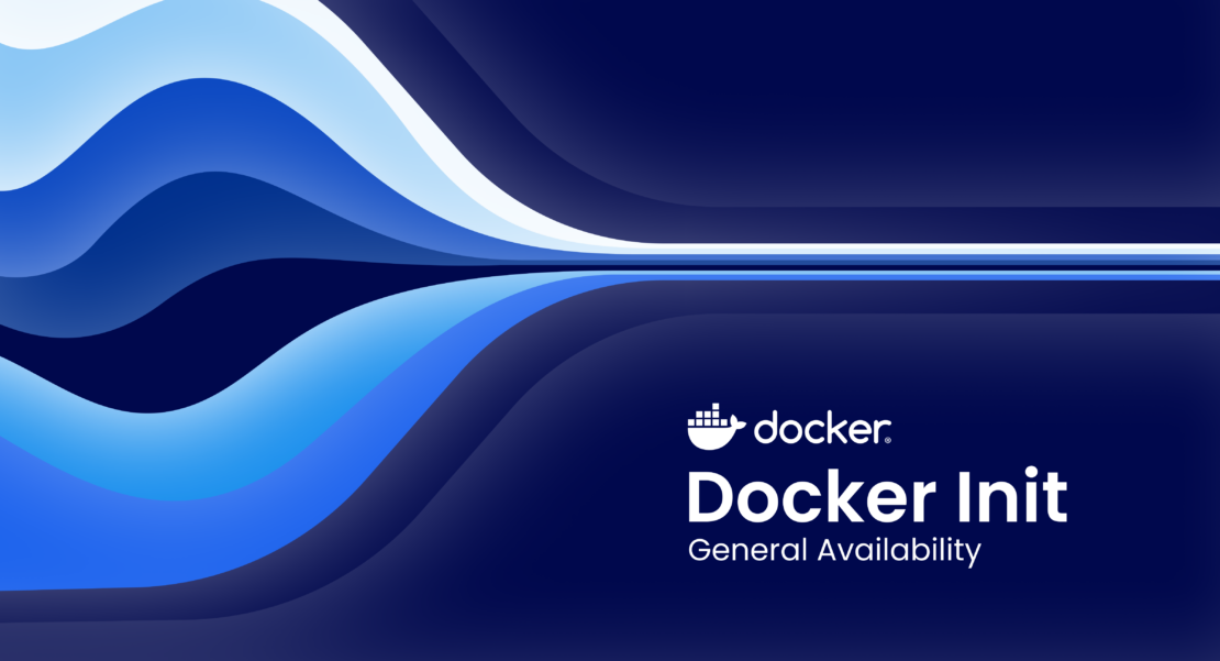 banner 'docker init の 2400x1260 の GA による Docker 化の合理化