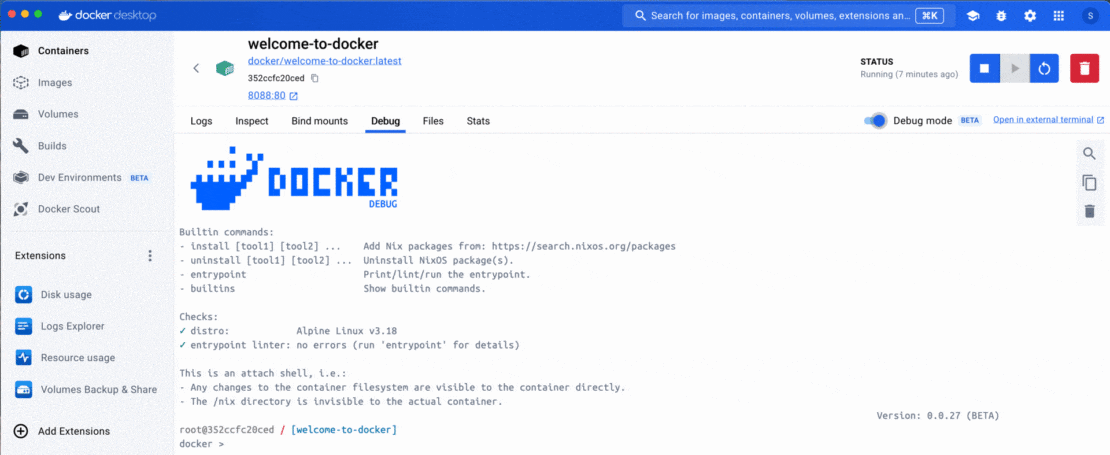 Docker デスクトップ 4 29 f2