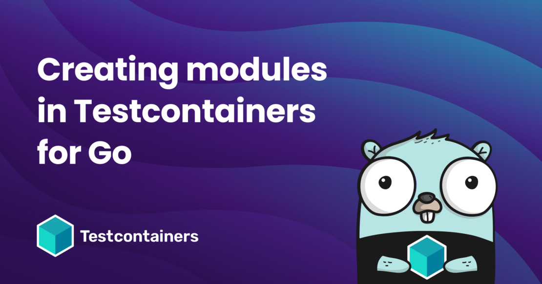 Banner creating modules in testcontainers for go